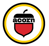 acorn footer logo